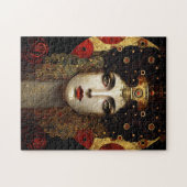 Klimt Geïnspireerde koningin Goddess Legpuzzel (Horizontaal)