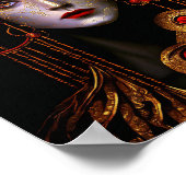 Klimt Geïnspireerde koningin Goddess Poster (Hoek)