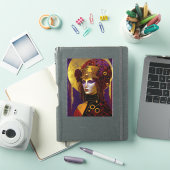 Klimt Geïnspireerde Koningin Goddess Sticker (iPad Cover)