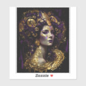 Klimt Geïnspireerde Koningin Goddess Sticker (Vel)