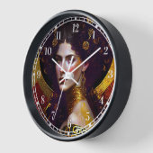 Klimt Geïnspireerde koningin godin-klok (Hoek)