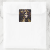 Klimt Geïnspireerde Sticker op het Klimt Queen God (Tas)
