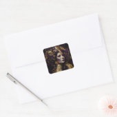 Klimt Geïnspireerde Sticker op het Klimt Queen God (Envelop)