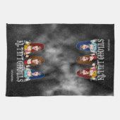 Klimt Ghouls Halloween Kitchen Towel Theedoek (Horizontaal)