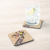 Klimt Giraffe | Bodemteelt Bier Onderzetter (Rechterzijde)