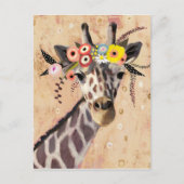 Klimt Giraffe | Bodemteelt Briefkaart (Voorkant)