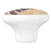 Klimt Giraffe | Bodemteelt Keramische Knop (Zijkant)