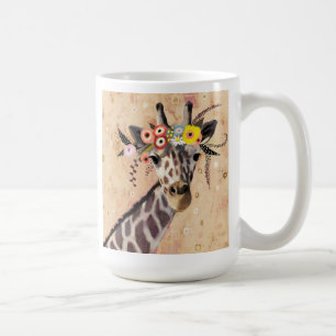 Klimt Giraffe   Bodemteelt Koffiemok