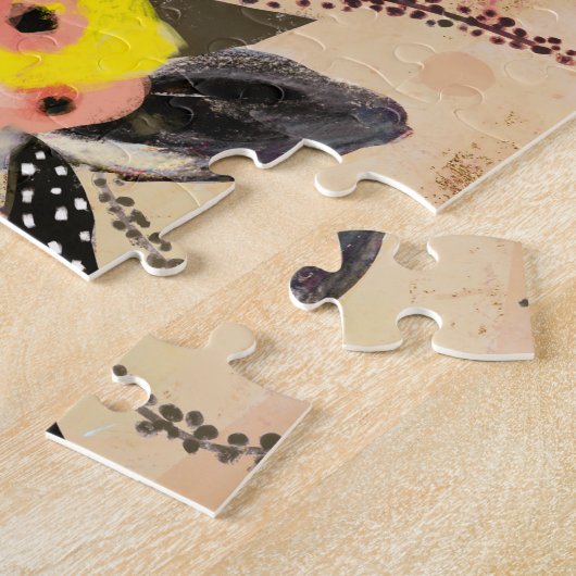 Klimt Giraffe | Bodemteelt Legpuzzel (Zijkant)