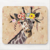 Klimt Giraffe | Bodemteelt Muismat (Voorkant)