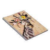 Klimt Giraffe | Bodemteelt Notitieboek (Rechterzijde)