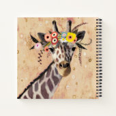 Klimt Giraffe | Bodemteelt Notitieboek (Achterkant)