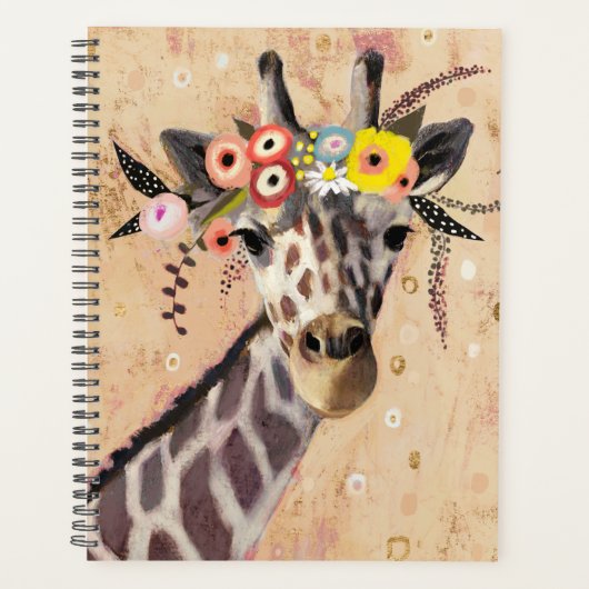 Klimt Giraffe | Bodemteelt Planner (Voorkant)