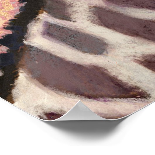 Klimt Giraffe | Bodemteelt Poster (Hoek)