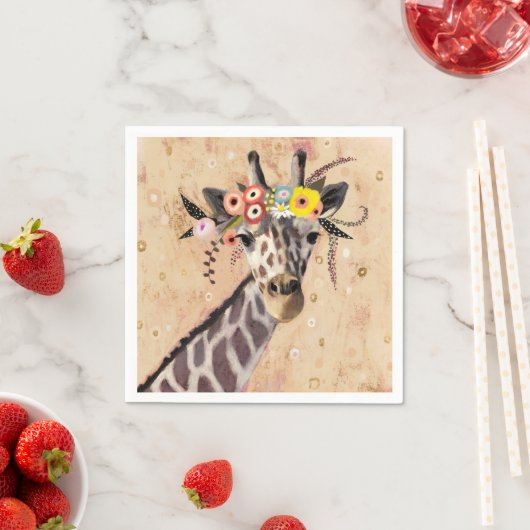 Klimt Giraffe | Bodemteelt Servet (Insitu)