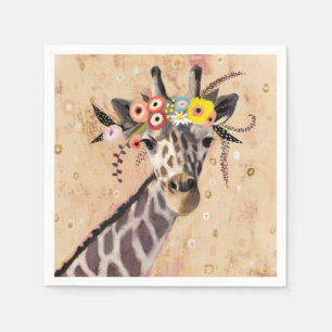Klimt Giraffe   Bodemteelt Servet