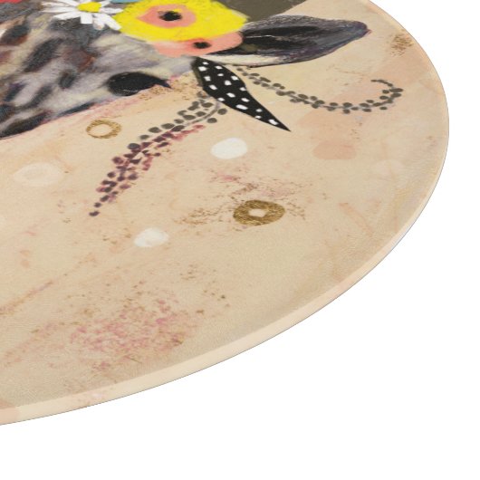 Klimt Giraffe | Bodemteelt Snijplank (Hoek)