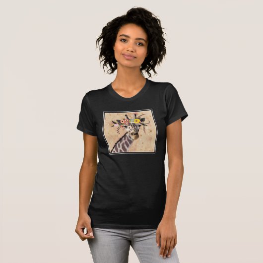 Klimt Giraffe | Bodemteelt T-shirt (Voorkant volledig)