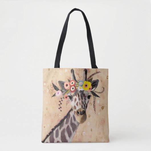 Klimt Giraffe | Bodemteelt Tote Bag (Voorkant)