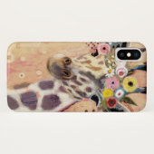 Klimt Giraffe | In bloemen toegevoegd Case-Mate iPhone Case (Achterkant (horizontaal))
