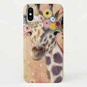Klimt Giraffe | In bloemen toegevoegd Case-Mate iPhone Case (Achterkant)