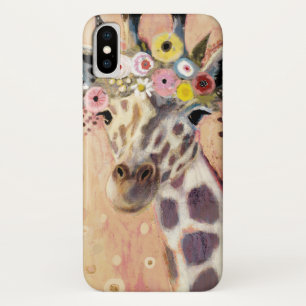 Klimt Giraffe   In bloemen toegevoegd Case-Mate iPhone Case