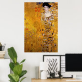 Klimt Golden Lady Adele Bloch Bauer Art Nouveau Poster (Thuiskantoor)