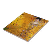 Klimt Golden Lady Adele Bloch Bauer Art Nouveau Tegeltje (Zijkant)