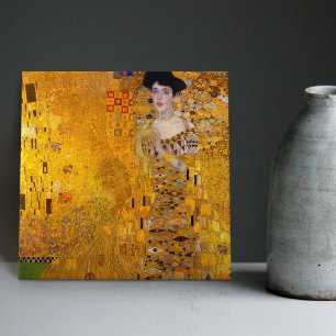 Klimt Golden Lady Adele Bloch Bauer Art Nouveau Tegeltje