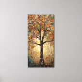 Klimt Golden Tree Abstract Art Nouveau Can Canvas Afdruk (Voorkant)