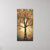 Klimt Golden Tree Abstract Art Nouveau Can Canvas Afdruk (Voorkant)