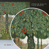 Klimt Golden Tree Abstract Art Nouveau Cer Tegeltje