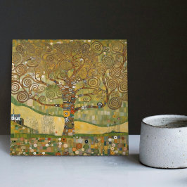 Klimt Golden Tree Abstract Art Nouveau Cer Tegeltje