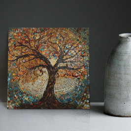 Klimt Golden Tree Abstract Art Nouveau Tegeltje