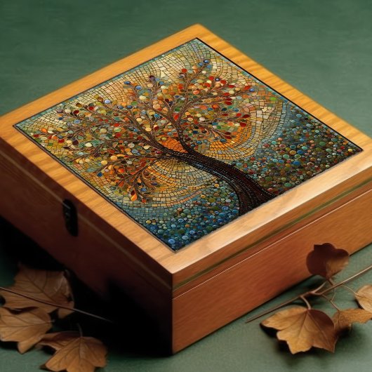 Klimt Golden Tree Abstract Art Nouveau Tegeltje