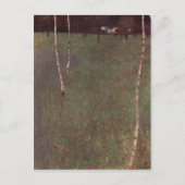 Klimt, Gustav Bauernhaus mit Birken 1900 Technique Briefkaart (Voorkant)