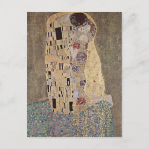 Klimt, Gustav Catal? El pet? Der Ku? Het Kiss Esp Briefkaart