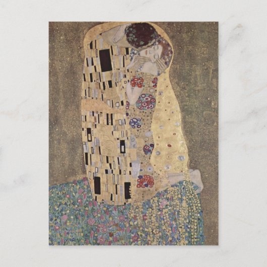 Klimt, Gustav Catal? El pet? Der Ku? Het Kiss Esp Briefkaart (Voorkant)