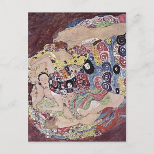 Klimt, Gustav Catal? Les verges die Jungfrau Briefkaart (Voorkant)