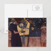 Klimt Gustav de Muziek Briefkaart (Voorkant / Achterkant)