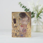 Klimt, Gustav Der Ku?, Detail Magyar: A cs?k (r?sz Briefkaart (Staand voorkant)