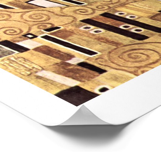 Klimt Gustav ~ het Kiss-Poster Poster (Hoek)