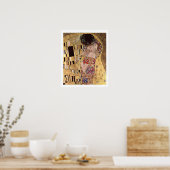 Klimt Gustav ~ het Kiss-Poster Poster (Keuken)