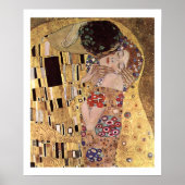 Klimt Gustav ~ het Kiss-Poster Poster (Voorkant)