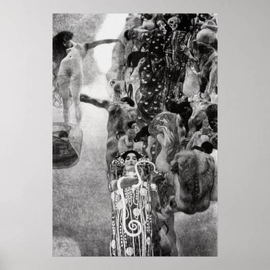 Klimt Gustav ~ Medicine 1907 Poster (Voorkant)