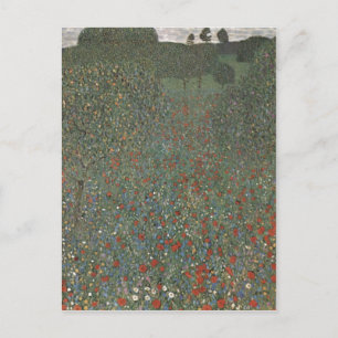 Klimt, Gustav Mohnfeld 1907 Technique?leinw Briefkaart