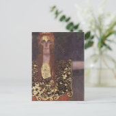 Klimt, Gustav Pallas Athena 1898 Technique ?l auf Briefkaart (Staand voorkant)