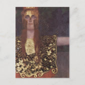 Klimt, Gustav Pallas Athena 1898 Technique ?l auf Briefkaart (Voorkant)