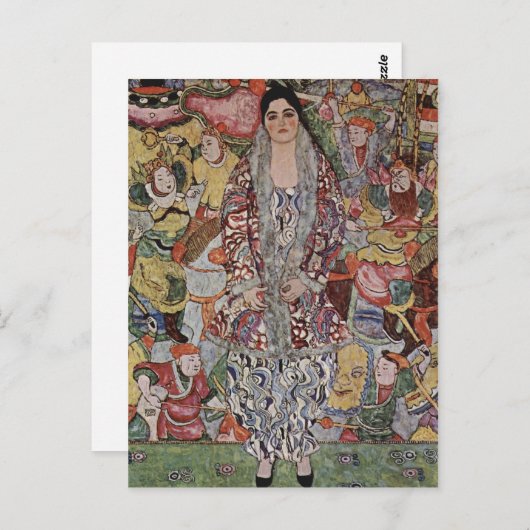 Klimt, Gustav Portr?t der Friederike Maria Beer 19 Briefkaart (Voorkant / Achterkant)