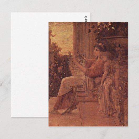 Klimt, Gustav Sapho 1888-1890 Technique?l auf Lei Briefkaart (Voorkant / Achterkant)